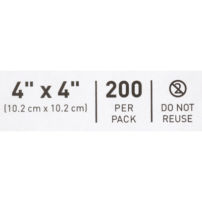 McKesson NonSterile Nonwoven Sponge, 4 x 4 Inch, 1 Case of 10 (General Wound Care) - Img 5