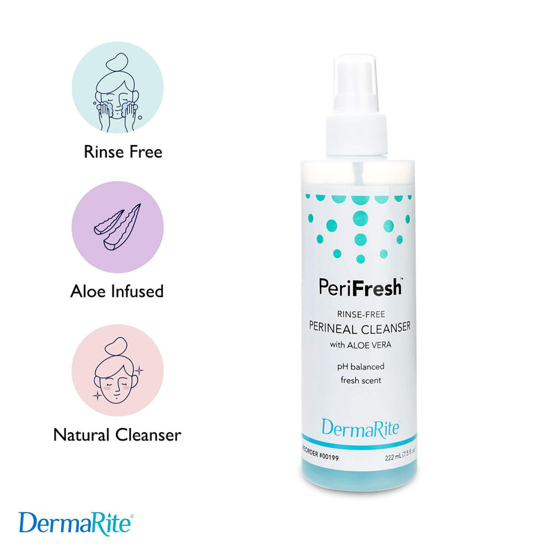 DermaRite Industries PeriFresh Rinse-Free Perineal Wash</strong, 1 Each (Skin Care) - Img 2