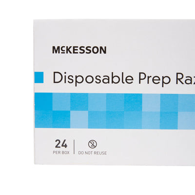 McKesson Single-Blade Razor, Double-Edged, Disposable, 1 Box of 24 (Hair Removal) - Img 8