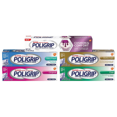 Super Poligrip® Original Denture Adhesive Cream, 2.4 oz Tube, 1 Each (Mouth Care) - Img 2