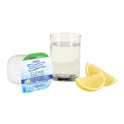 Thick & Easy® Hydrolyte® Nectar Consistency Lemon Thickened Water, 4-ounce Cup, 1 Case of 24 (Nutritionals) - Img 4