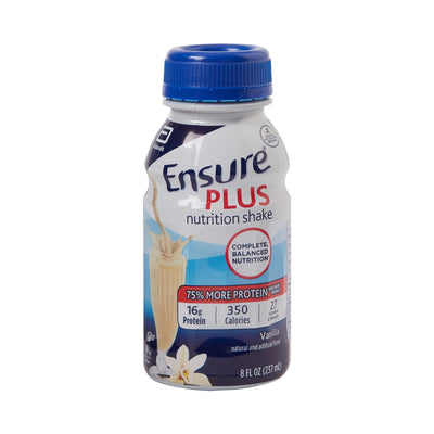 Ensure® Plus Vanilla Oral Supplement, 8 oz. Bottle, 1 Each (Nutritionals) - Img 1