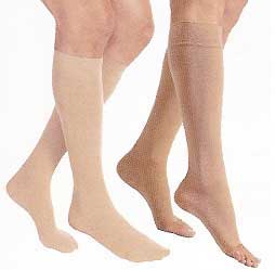 Jobst® Relief Compression Stockings Medium, Beige, 1 Pair (Compression Garments) - Img 1