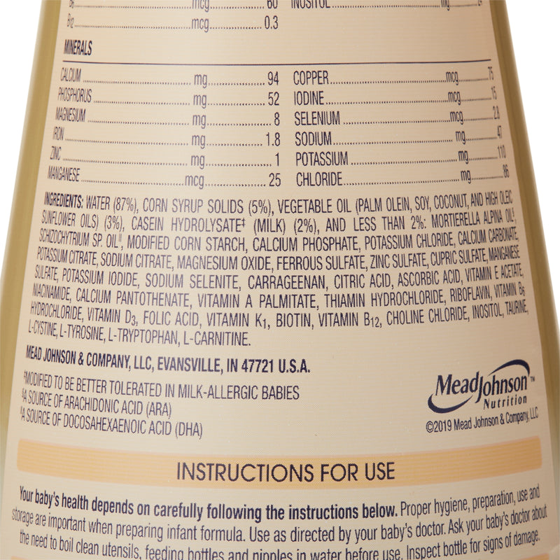 Nutramigen® Ready to Use Infant Formula, 32-ounce Bottle, 1 Case of 6 () - Img 2