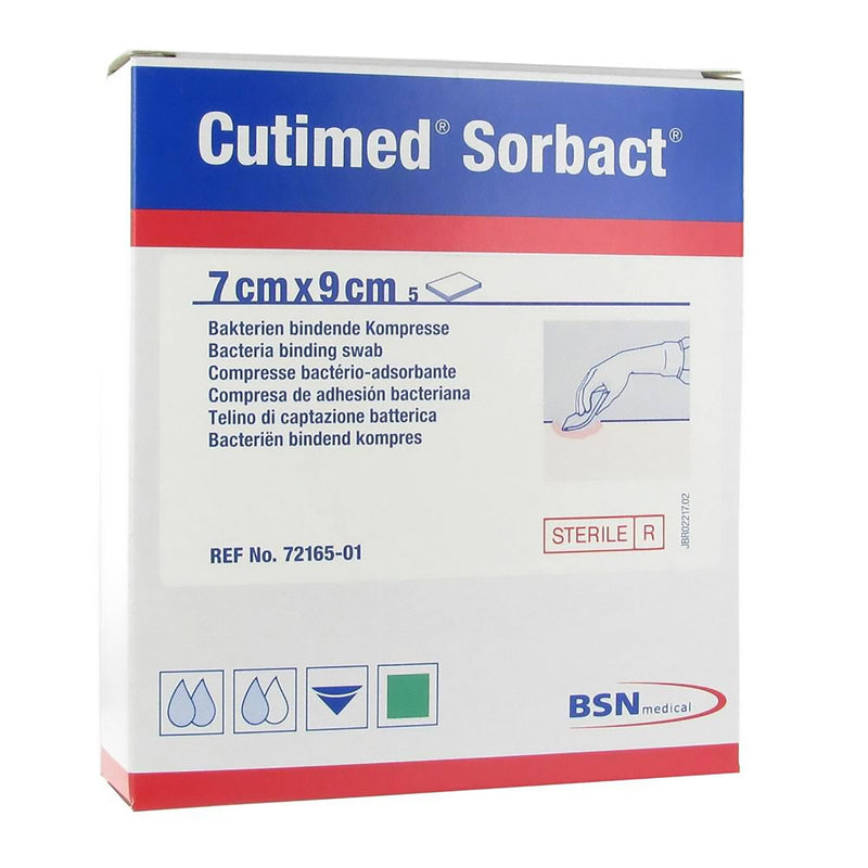 Cutimed® Sorbact® Impregnated Dressing, 2¾ x 3½ Inch, 1 Each () - Img 2