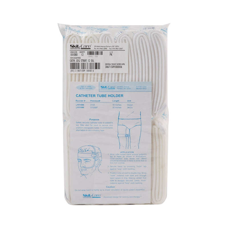SkiL-Care Catheter Leg Straps, 30", Non-Sterile, 1 Pack of 12 (Urological Accessories) - Img 2