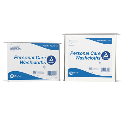 dynarex® Disposable Washcloth, 12 x 13 Inch, 1 Case of 800 (Washcloths) - Img 3