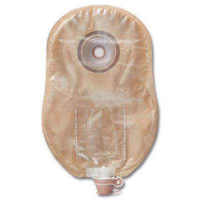 CeraPlus One-Piece Drainable Beige Urostomy Pouch, 9 Inch Length, 1-1/8 Inch Stoma, 1 Box of 5 (Ostomy Pouches) - Img 1