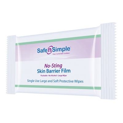 Safe N Simple No-Sting Skin Barrier Wipe, 1 Case of 600 (Skin Care) - Img 2