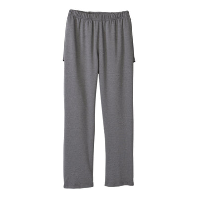 Silverts® Women's Open Back Soft Knit Pant, Heather Gray, X-Large, 1 Each (Pants and Scrubs) - Img 1