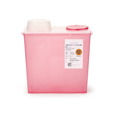 Monoject™ Multi-purpose Sharps Container, 2 Gallon, 10-9/10 x 10½ x 6¾ Inch, 1 Each () - Img 1