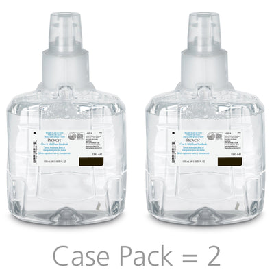 GOJO Provon Clear and Mild Foam Handwash 1,200 mL, Dispenser Refill Bottle, Unscented, 1 Case of 2 (Skin Care) - Img 2