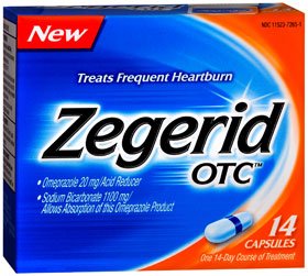 Zegerid OTC® Sodium Bicarbonate / Omeprazole Antacid, 1 Box (Over the Counter) - Img 1