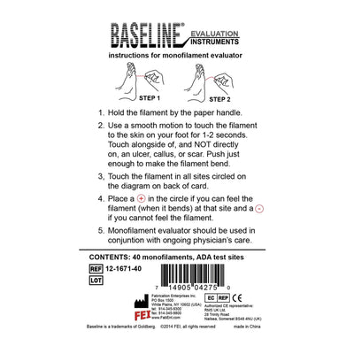 Baseline® Tactile™ Monofilaments, 1 Each (Sensory Tools) - Img 4