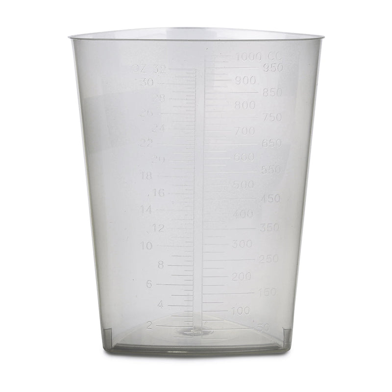 McKesson Graduated Container, Triangular, Polypropylene, 32 oz, 1 Case of 200 (Laboratory Glassware and Plasticware) - Img 1