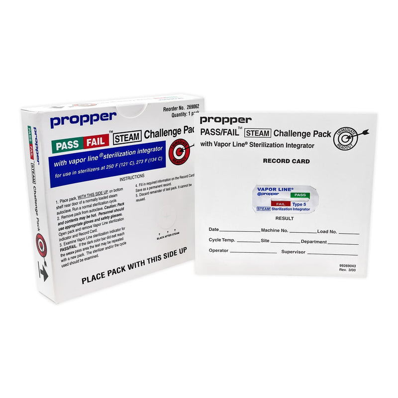 Pass/Fail™ Sterilization Indicator Challenge Pack, 1 Pack of 4 (Sterilization Indicators) - Img 1