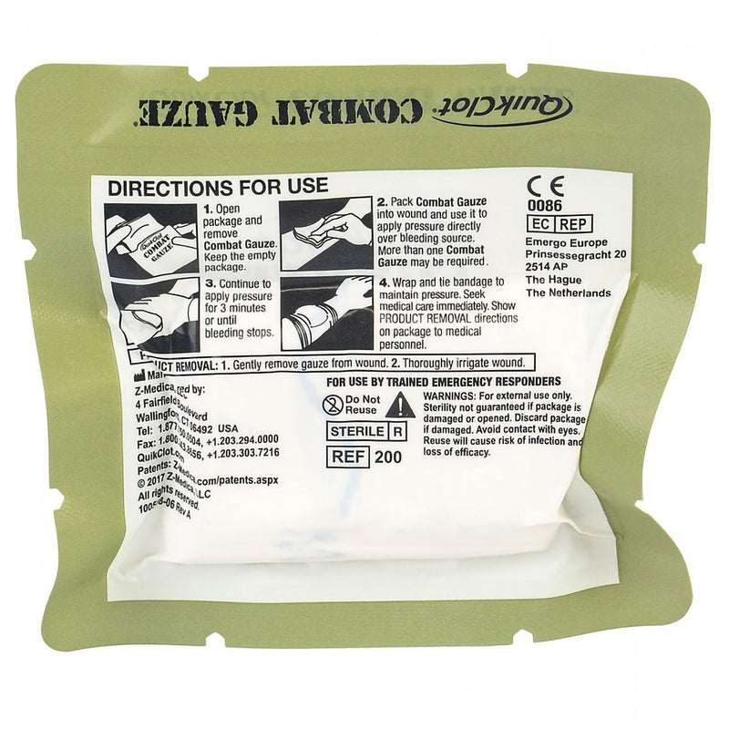 QuikClot® Combat Gauze Hemostatic Dressing, 3 Inch x 4 Yard, 1 Each (Advanced Wound Care) - Img 3