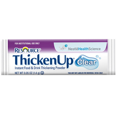 Resource® ThickenUp® Clear Food and Beverage Thickener, 0.05-ounce Packet, 1 Case of 288 (Nutritionals) - Img 1