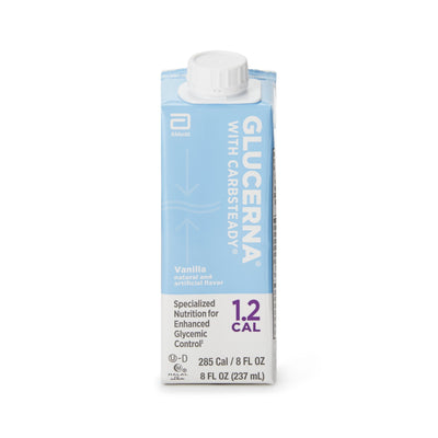 Glucerna® 1.2 Cal Vanilla Oral Supplement, 8 oz. Carton, 1 Case of 24 (Nutritionals) - Img 1