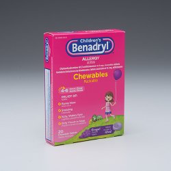 Children's Benadryl® Diphenhydramine Children's Allergy Relief, 1 Case of 480 (Over the Counter) - Img 2