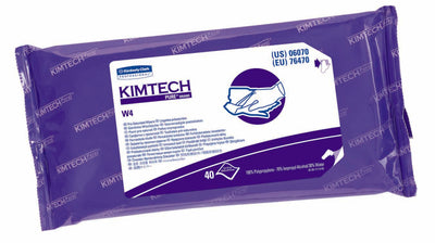 WIPES, PRE-SATURATED ALCHL 9X11 WHT (40/BX 10BX/CS KIMCON (Cleaners and Disinfectants) - Img 1