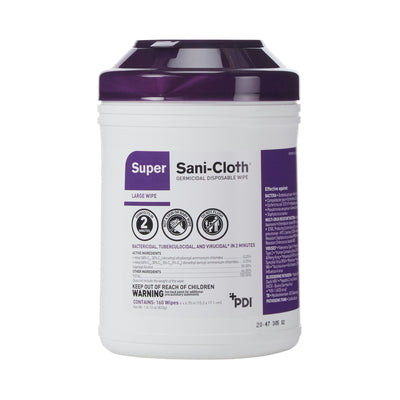 Super Sani-Cloth® Surface Disinfectant Wipe, Large Canister, 1 Case of 1920 (Cleaners and Disinfectants) - Img 2