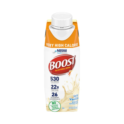 Boost® Very High Calorie Vanilla Oral Supplement, 8 oz. Carton, 1 Each (Nutritionals) - Img 1