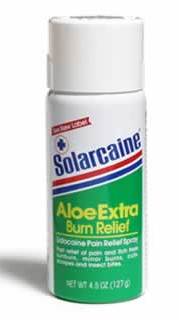 Solarcaine® Aloe Vera / Lidocaine Burn Relief, 4.5 oz. Spray Can, 1 Each (Over the Counter) - Img 1