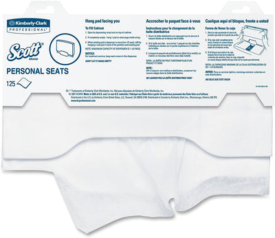 Scott® Toilet Seat Cover, 125 per Pack, 1 Pack (Toilet Seat Covers) - Img 1