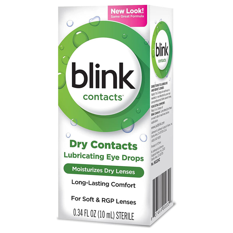 Blink Contacts Purified Water / Sodium Chloride Contact Lens Solution, 0.34 oz., 1 Each (Over the Counter) - Img 4