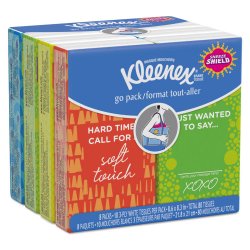 Kleenex® Pocket Pack Facial Tissue, 10 per Pack, 1 Case of 96 (Facial Tissues) - Img 1