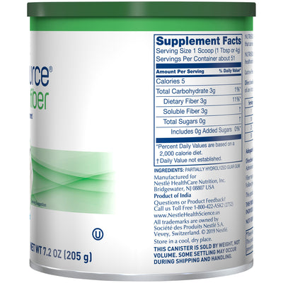 Nutrisource® Fiber Oral Supplement, 7.2 oz. Canister, 1 Each (Nutritionals) - Img 4