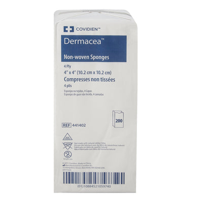 Dermacea™ Nonwoven Sponge, 4 x 4 Inch, 1 Bag of 200 (General Wound Care) - Img 2