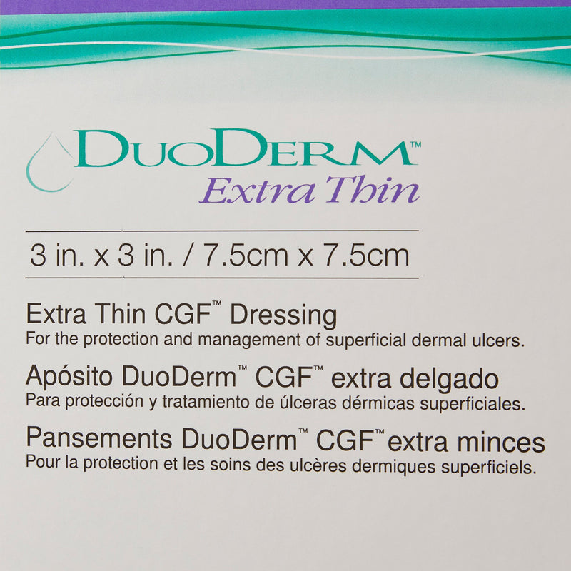 DuoDerm® Extra Thin Hydrocolloid Dressing, 3 x 3 Inch, 1 Each (Advanced Wound Care) - Img 4