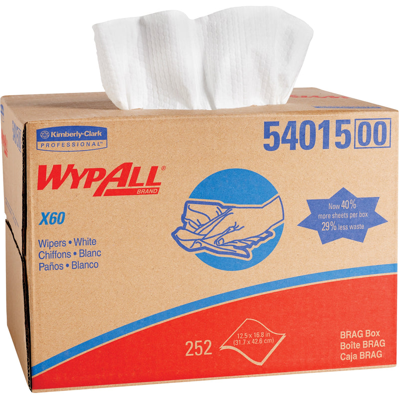 WIPER, WYPALL X60 CLOTHS (252/CS) (Pads, Sponges and Task Wipes) - Img 1