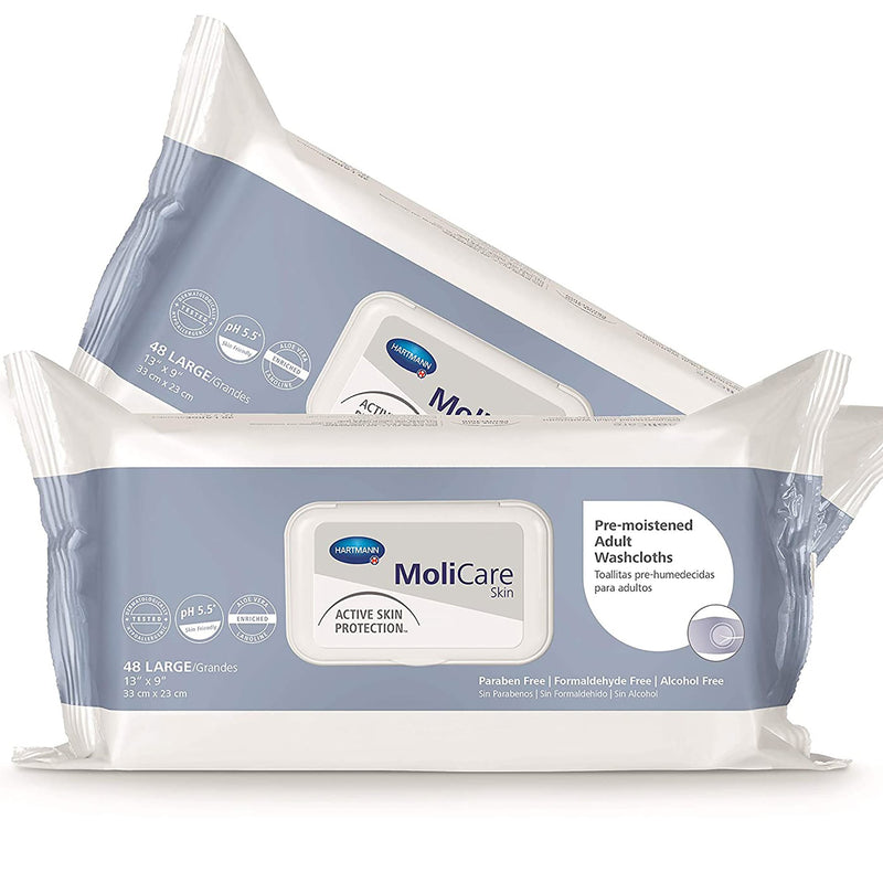 MoliCare® Scented Skin Washcloths, Soft Pack, 1 Case of 576 (Skin Care) - Img 2