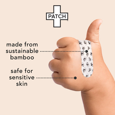 Patch™ Kids (Panda Design) Adhesive Strip with Coconut Oil, 3/4 x 3 Inch, 1 Tube (General Wound Care) - Img 6