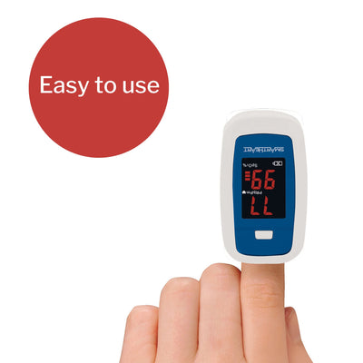 SmartHeart Fingertip Pulse Oximeter for Blood Oxygen Saturation, Economy, 1 Each (Oximetry) - Img 8