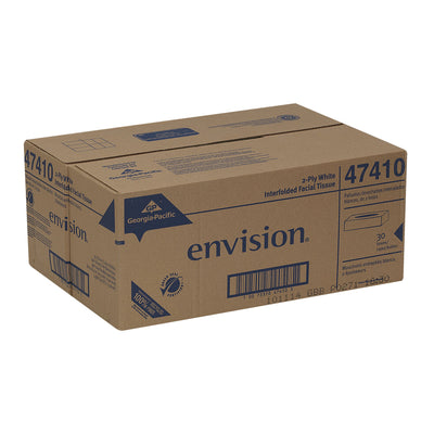 Envision Facial Tissue White 8 X 8-3/10 Inch, 1 Box (Facial Tissues) - Img 3