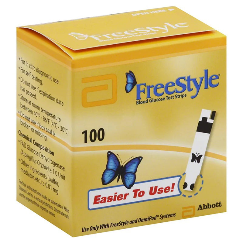 FreeStyle Blood Glucose Test Strips, 1 Each (Diabetes Monitoring) - Img 1