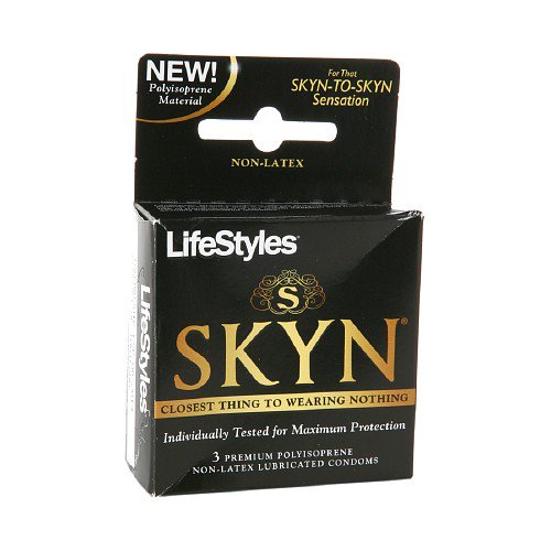 CONDOM, LIFESTYLE SKYN POLYISOPRENE LUB (3/BX) (Over the Counter) - Img 1