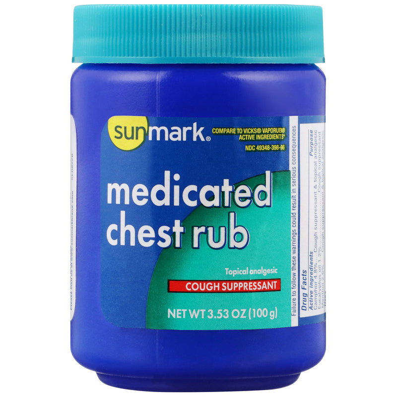 sunmark® Camphor / Menthol / Eucalyptus Oil Chest Rub, 1 Each (Over the Counter) - Img 8