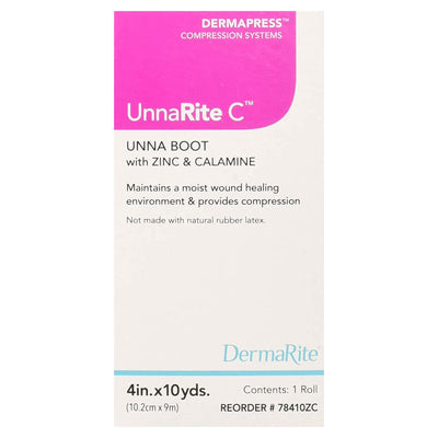 UnnaRite C™ Unna Boot with Calamine and Zinc Oxide, 3 Inch x 10 Yard, 1 Box (General Wound Care) - Img 1