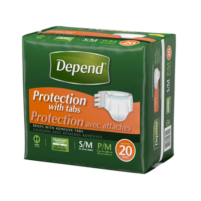 Depend® Maximum Incontinence Brief, Small / Medium, 1 Case of 60 () - Img 2