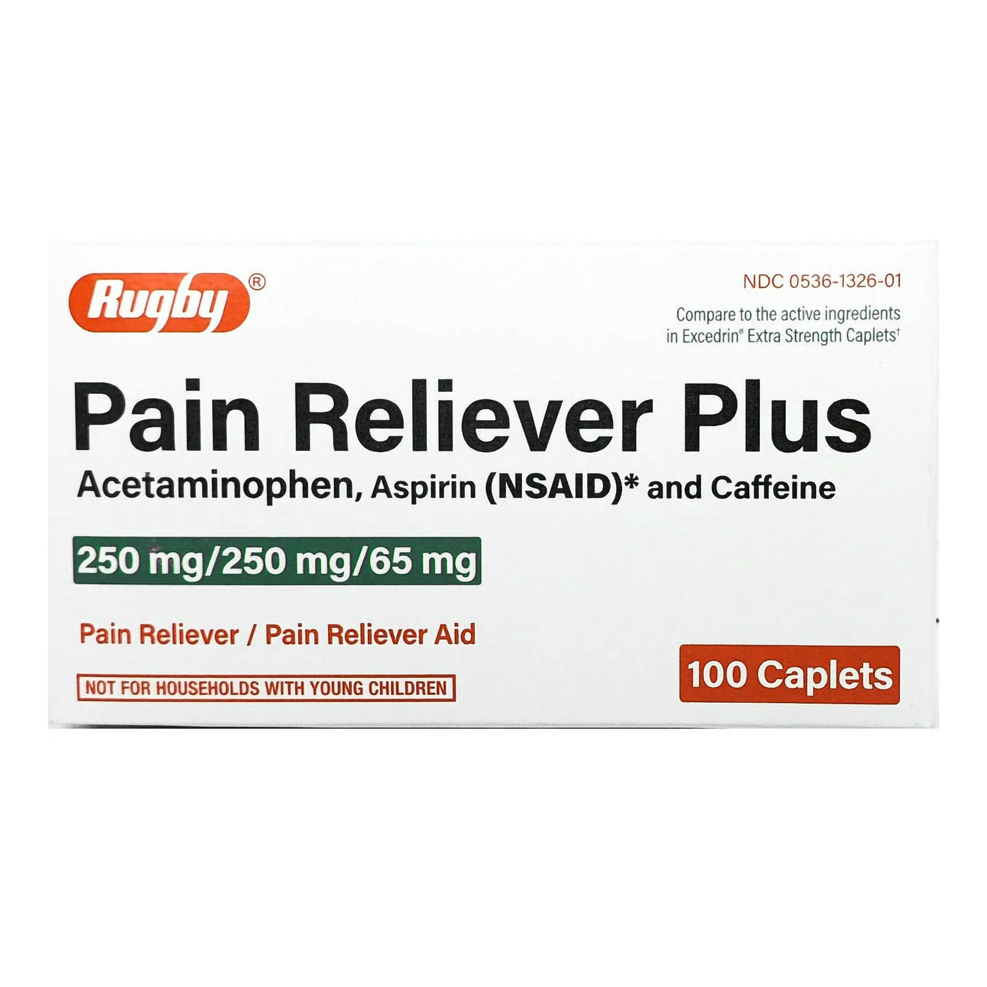 PAIN RELIEVER PLUS, TAB 250MG/250MG/65MG (100/BT) – Medical Supply HQ