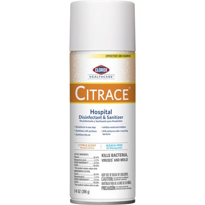 Clorox Healthcare Citrace Surface Disinfectant, Citrus Scent, 14 oz, 1 Each (Cleaners and Disinfectants) - Img 1