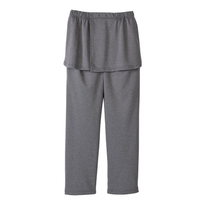 Silverts® Women's Open Back Soft Knit Pant, Heather Gray, X-Large, 1 Each (Pants and Scrubs) - Img 2