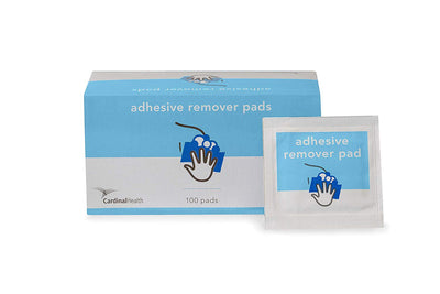 Cardinal Adhesive Remover, 1 x 2 Inch, 1 Box of 100 (General Wound Care) - Img 1