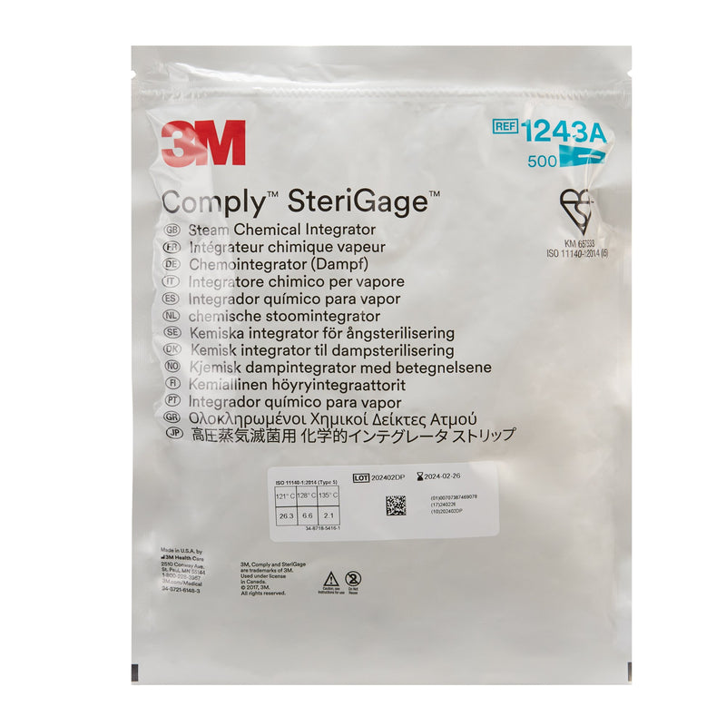 3M™ Comply™ SteriGage Chemical Integrator, Steam, 1 Bag (Sterilization Indicators) - Img 3