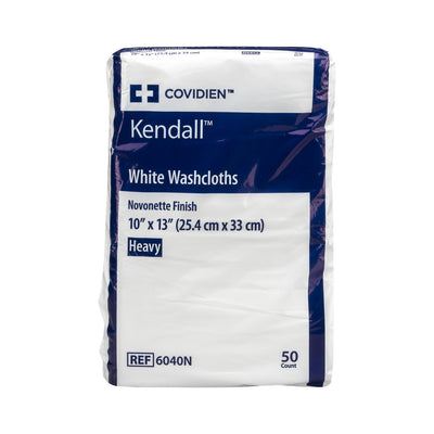 Kendall™ White Washcloth, 10 x 13 Inch, 1 Case of 12 (Washcloths) - Img 2